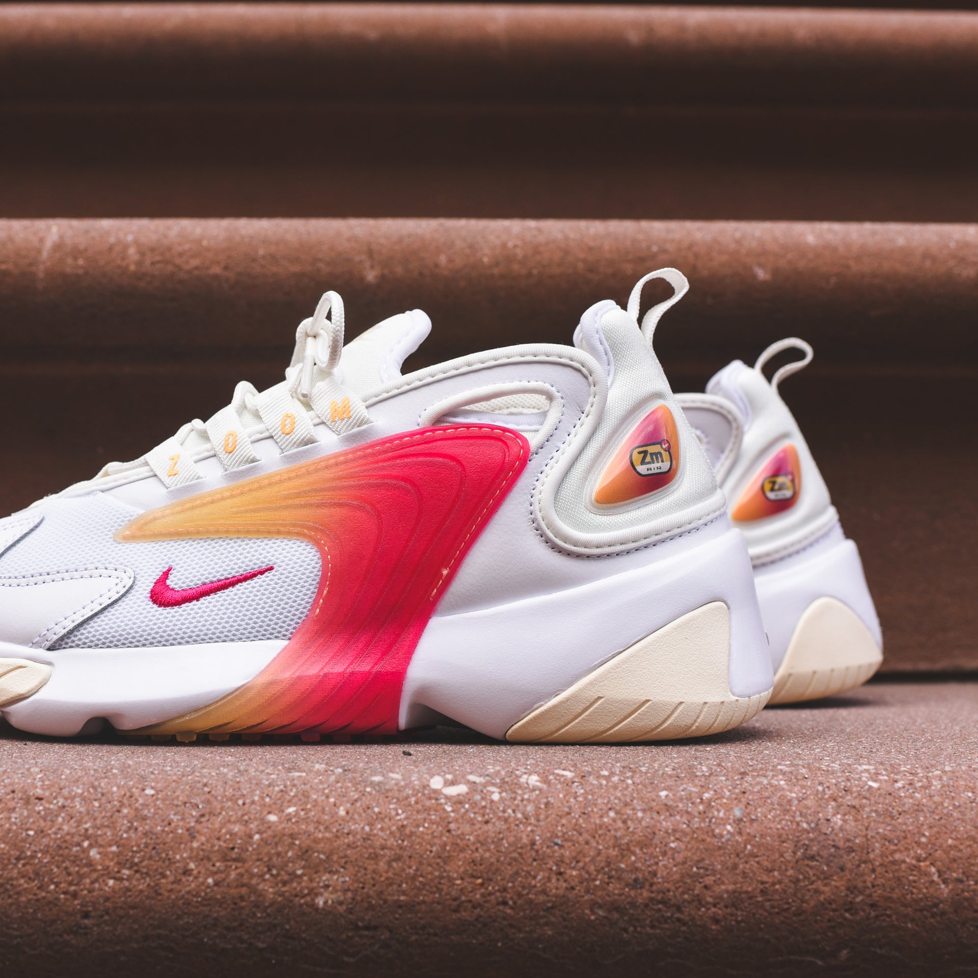 Nike WMNS Zoom 2K - White / Rush Pink / Sail / Melon Tint