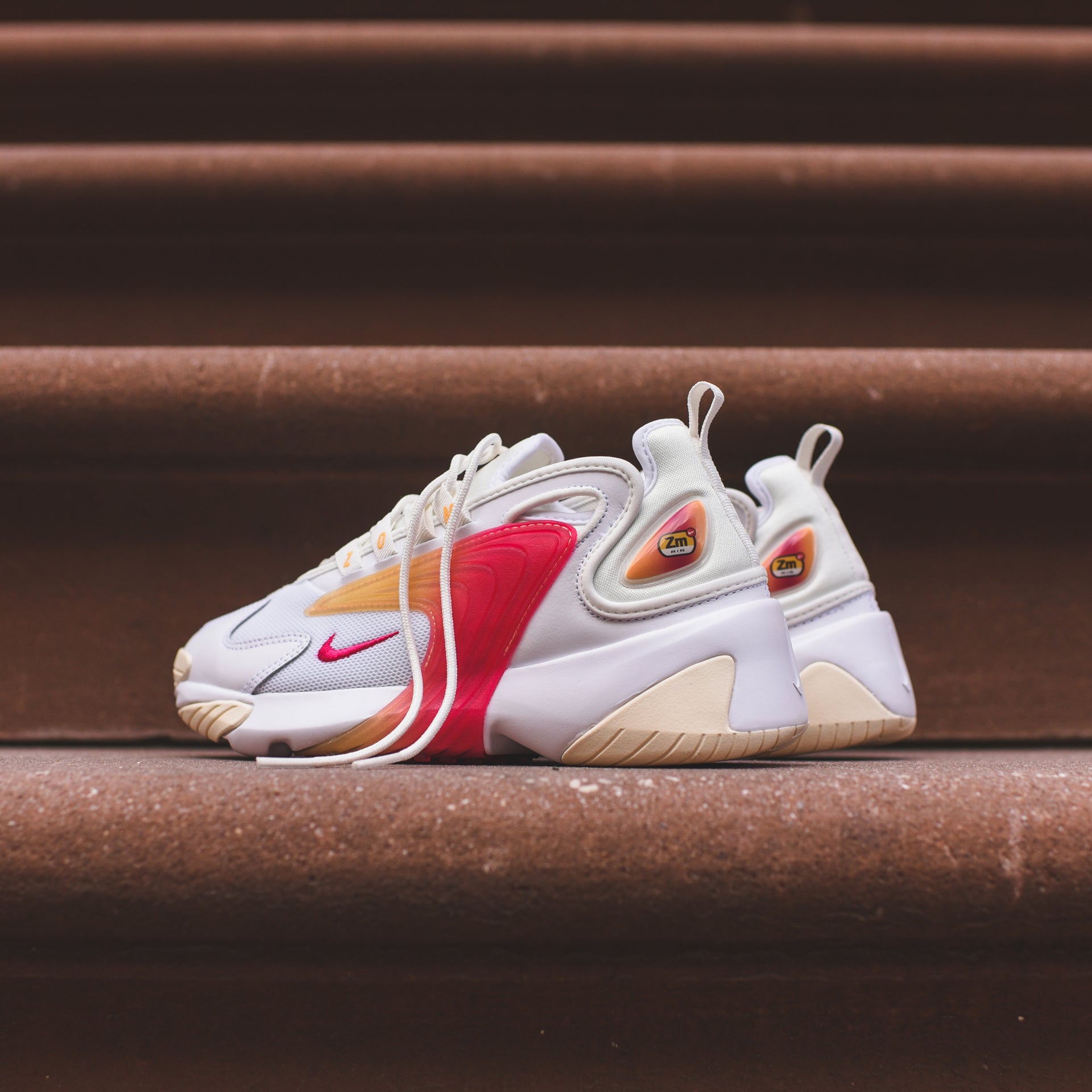 Nike WMNS Zoom 2K - White / Rush Pink / Sail / Melon Tint