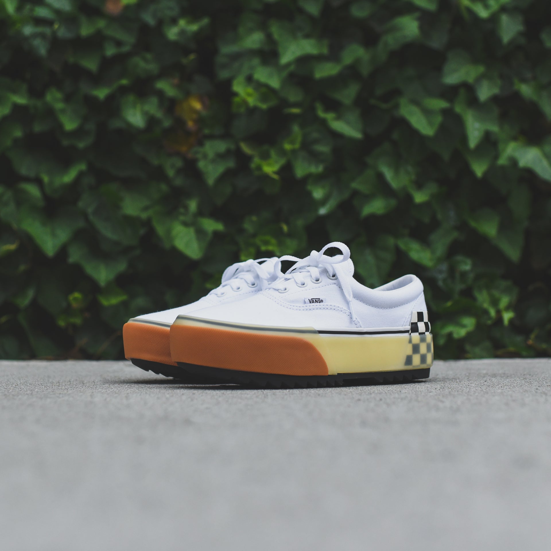 Vans Era Stacked - White / Checkerboard