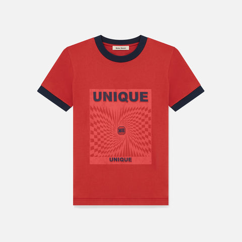 Wales Bonner Unique Womens Tee - Red