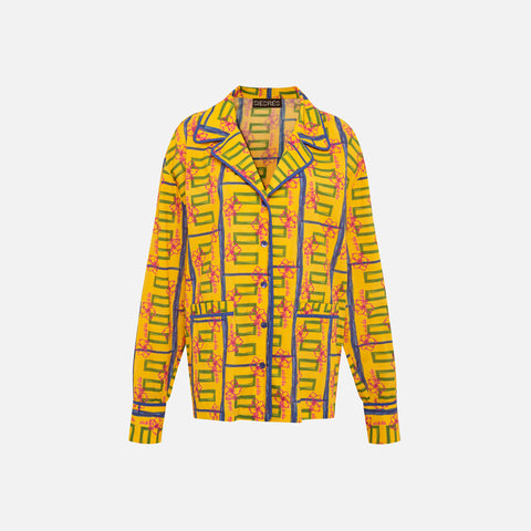 Siedres Nico Shirt - Yellow Print