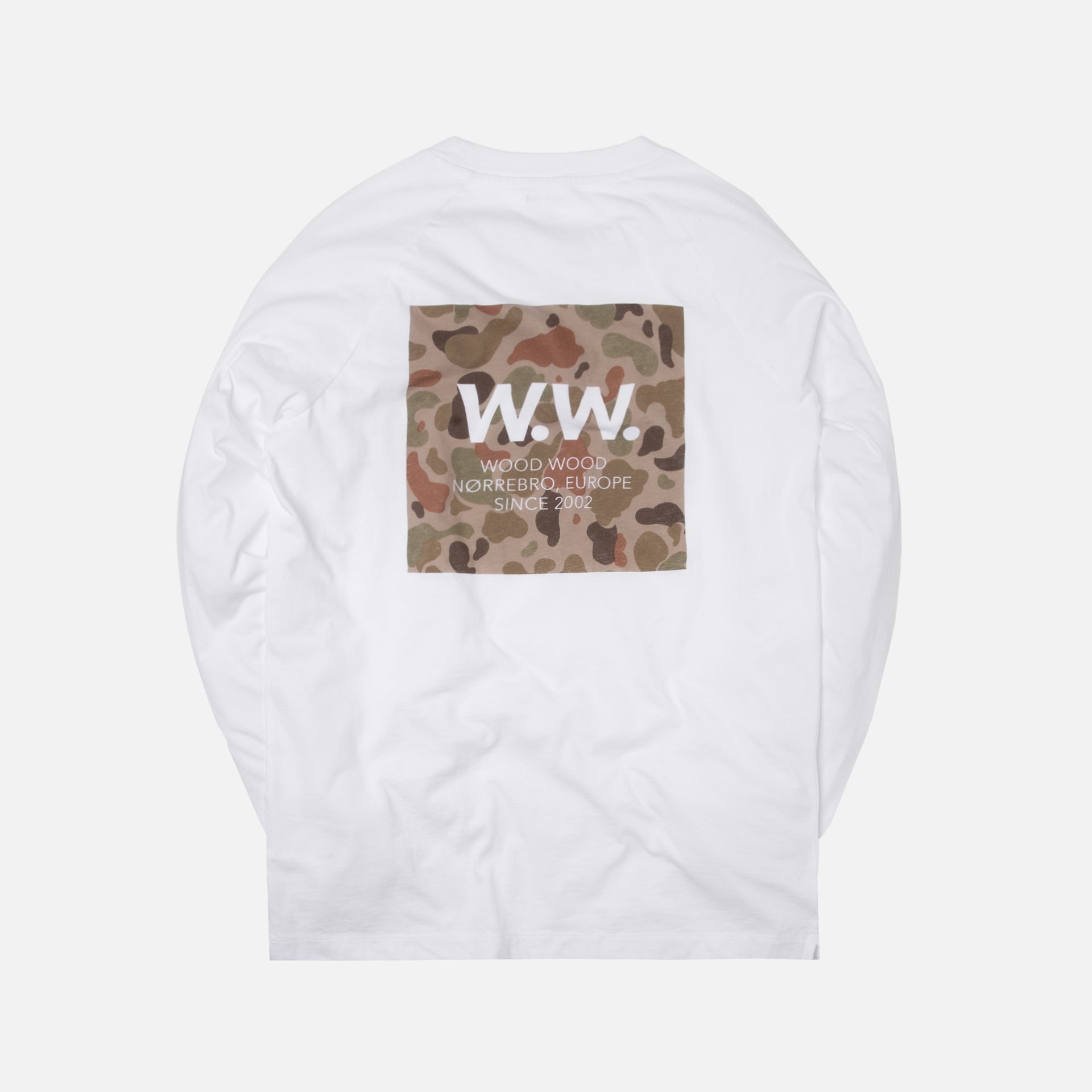 Wood Wood Han L/S Tee - Bright White