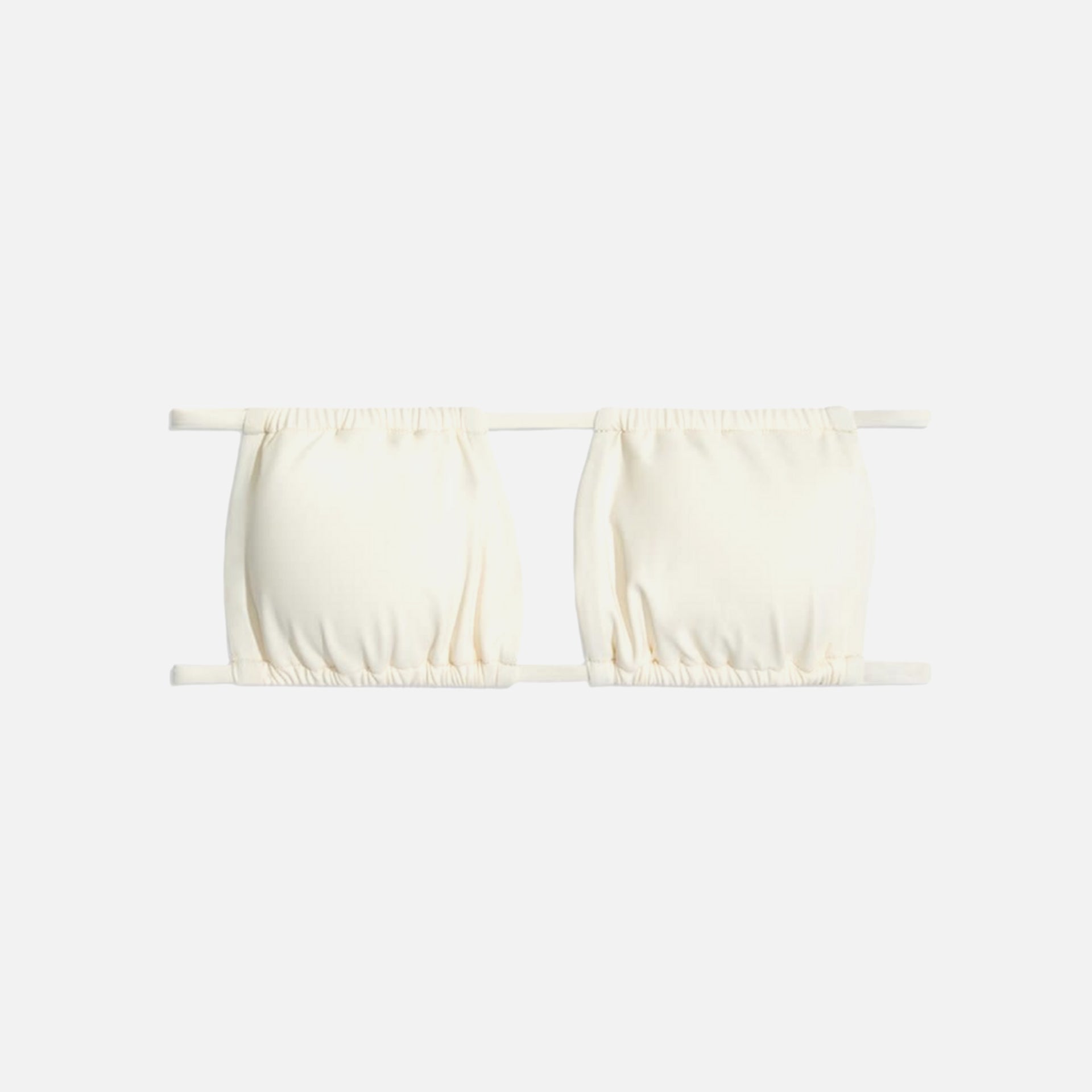 We Wore What Ruched Bandeau Top - Off White