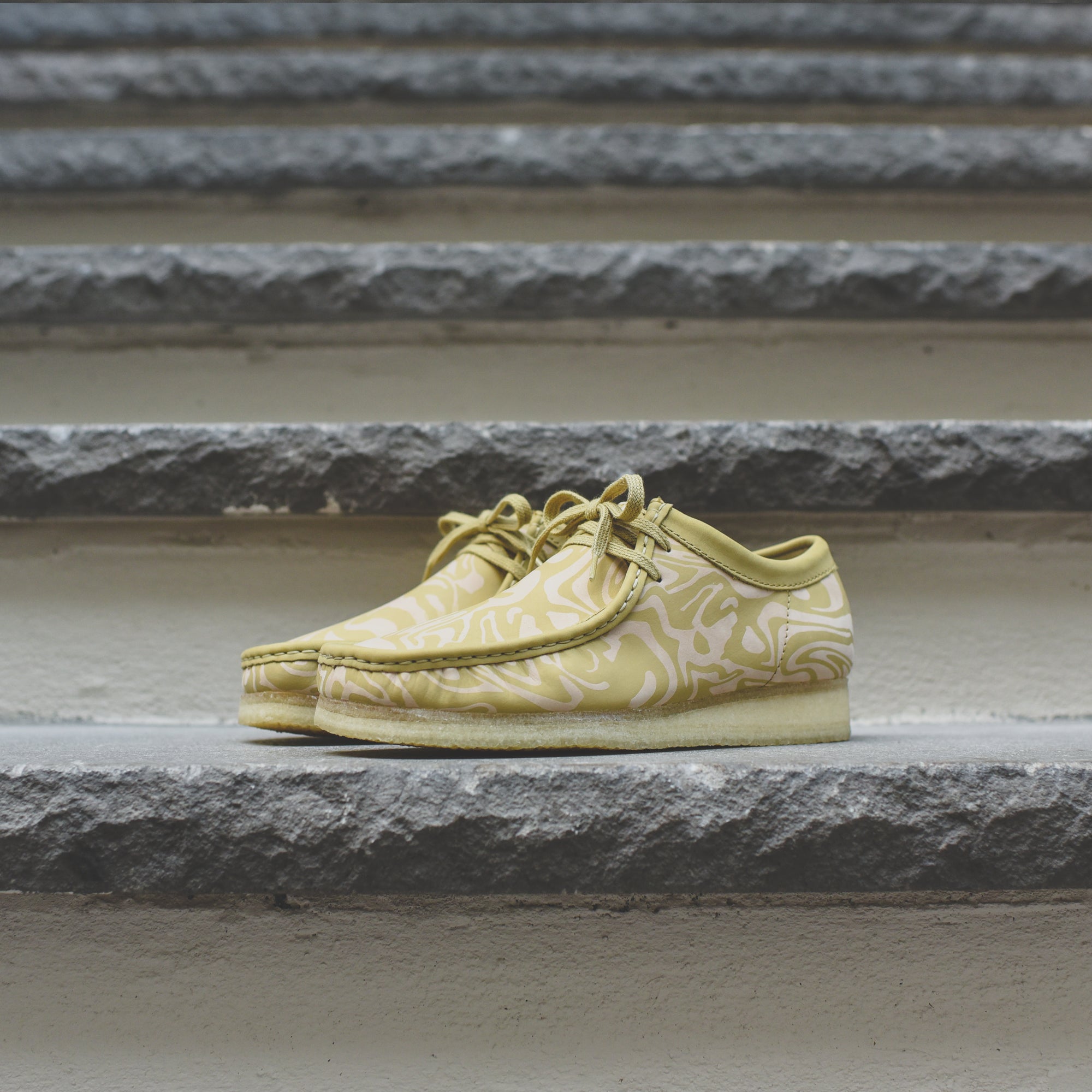 Clarks x Wu Tang Wallabee Low - Maple / Multi – Kith