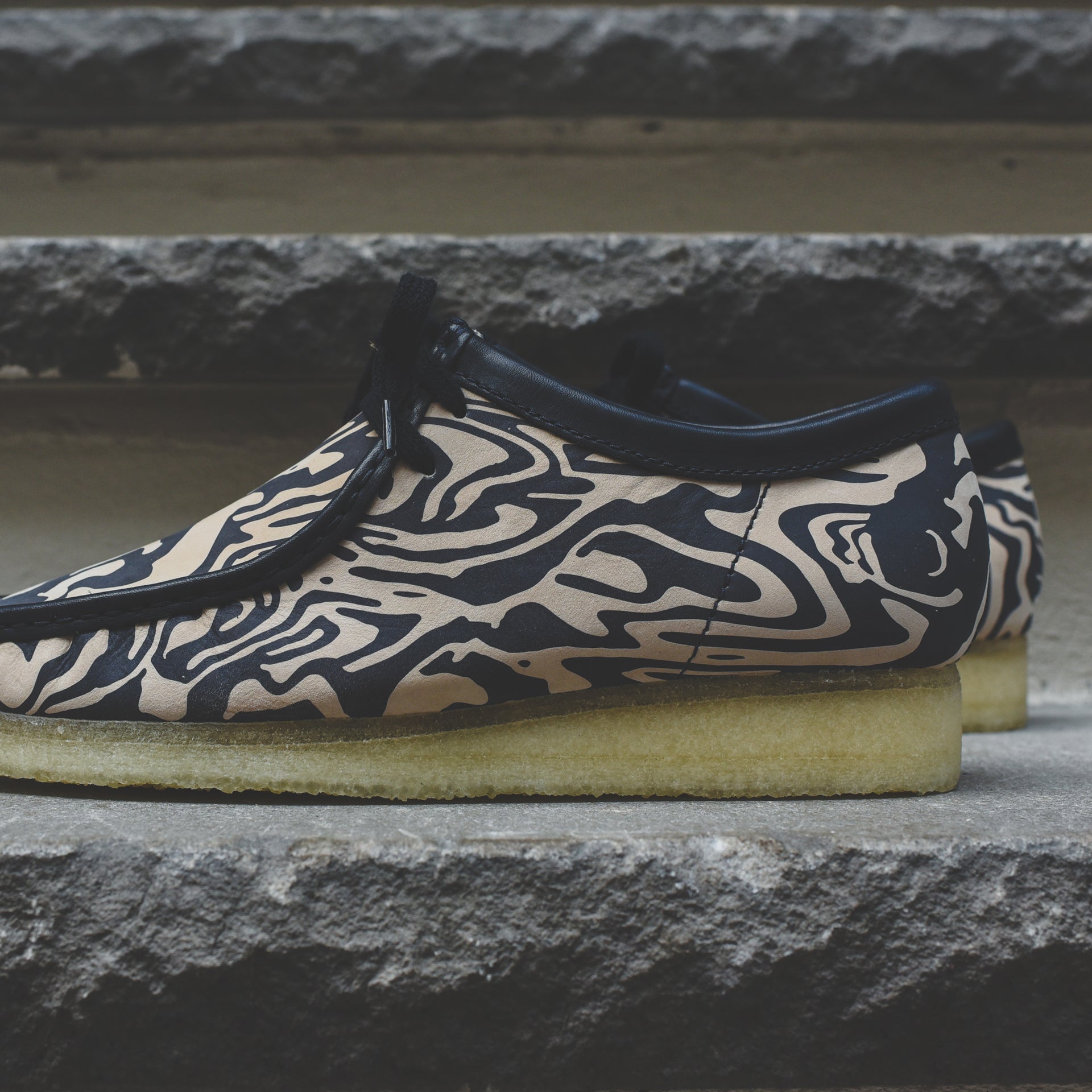 Clarks x Wu Tang Wallabee Low - Navy / Multi