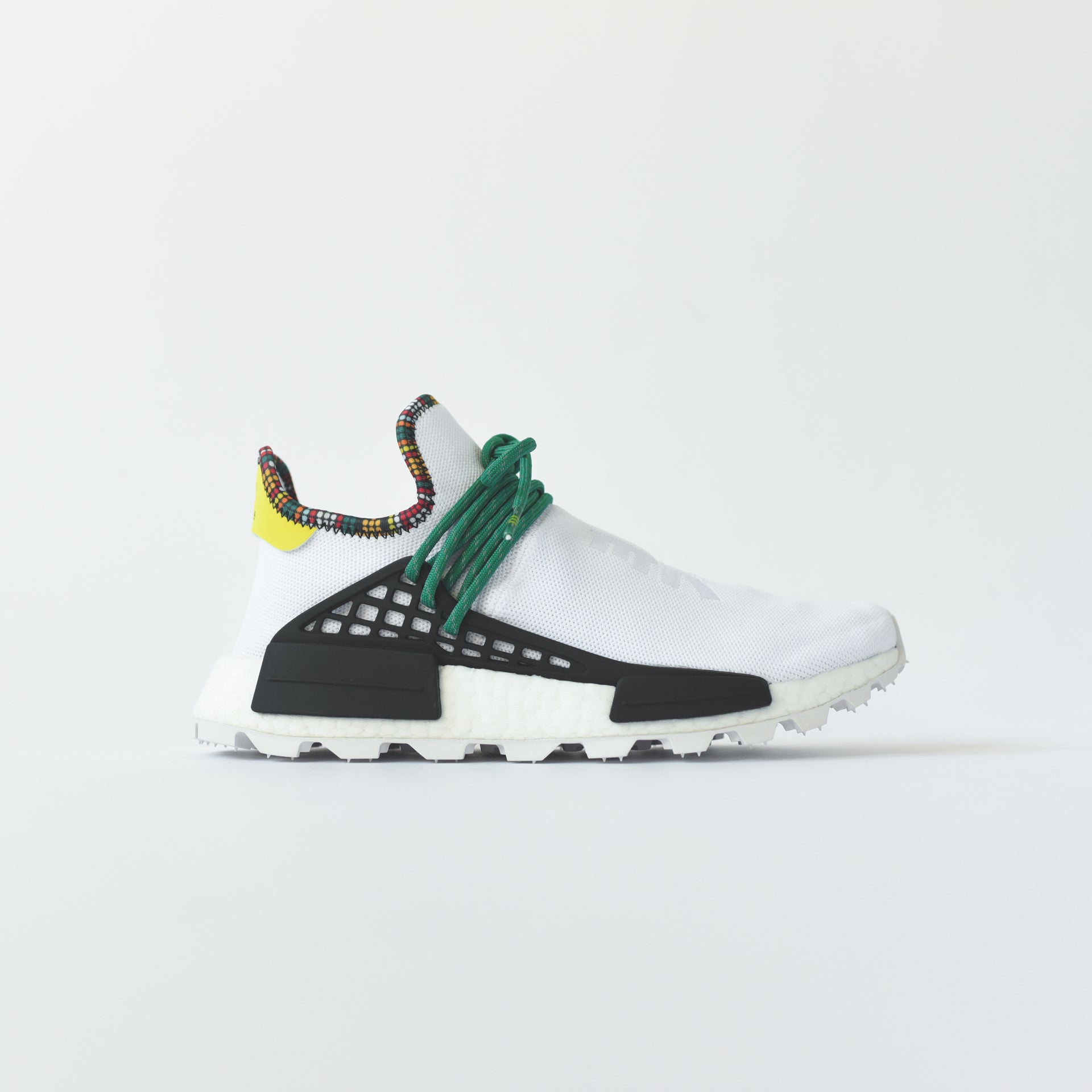 adidas Originals x Pharrell Williams Solar HU NMD - White / Green Kith adidas Originals x Pharrell Williams Solar HU NMD - White / Green Kith