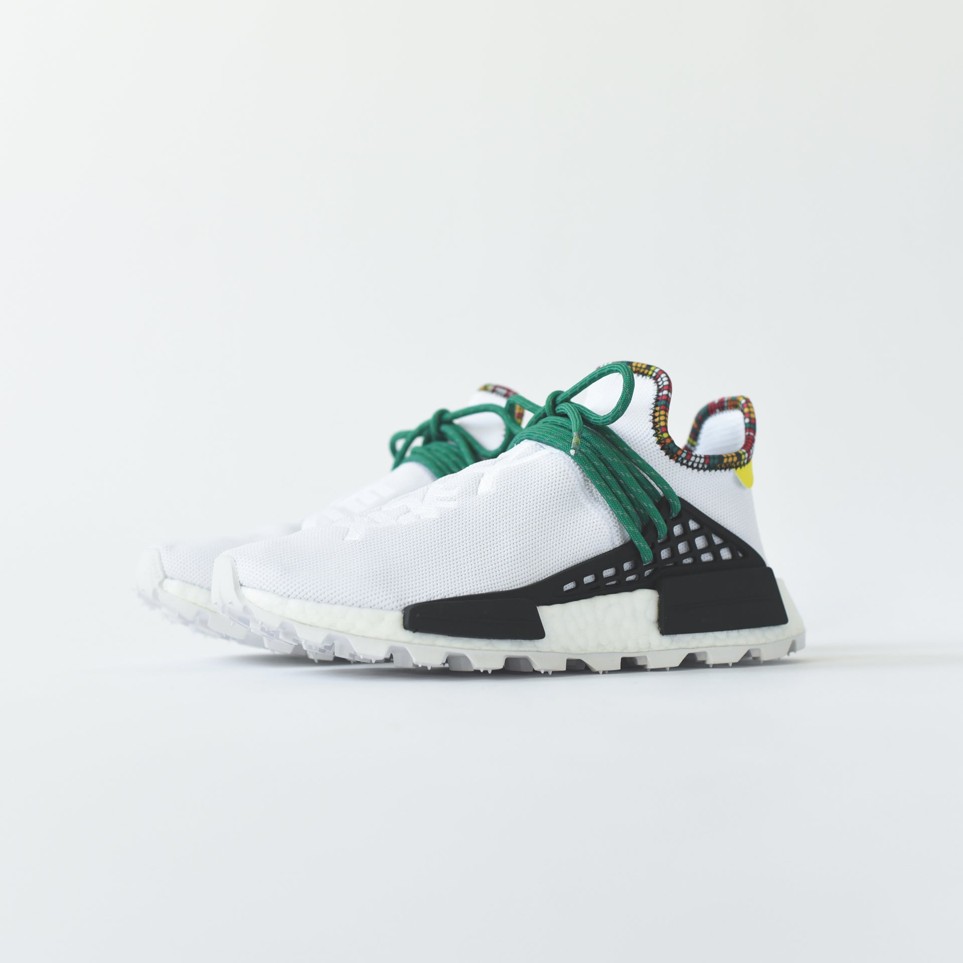 adidas Originals x Pharrell Williams Solar HU NMD - White / Green Kith adidas Originals x Pharrell Williams Solar HU NMD - White / Green Kith