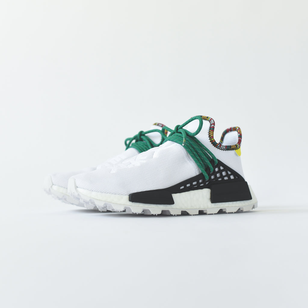 adidas Originals x Pharrell Williams Solar HU NMD - White / Green â Kith