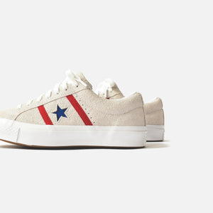 Converse Academy Ox - White / Enamel Red / Blue