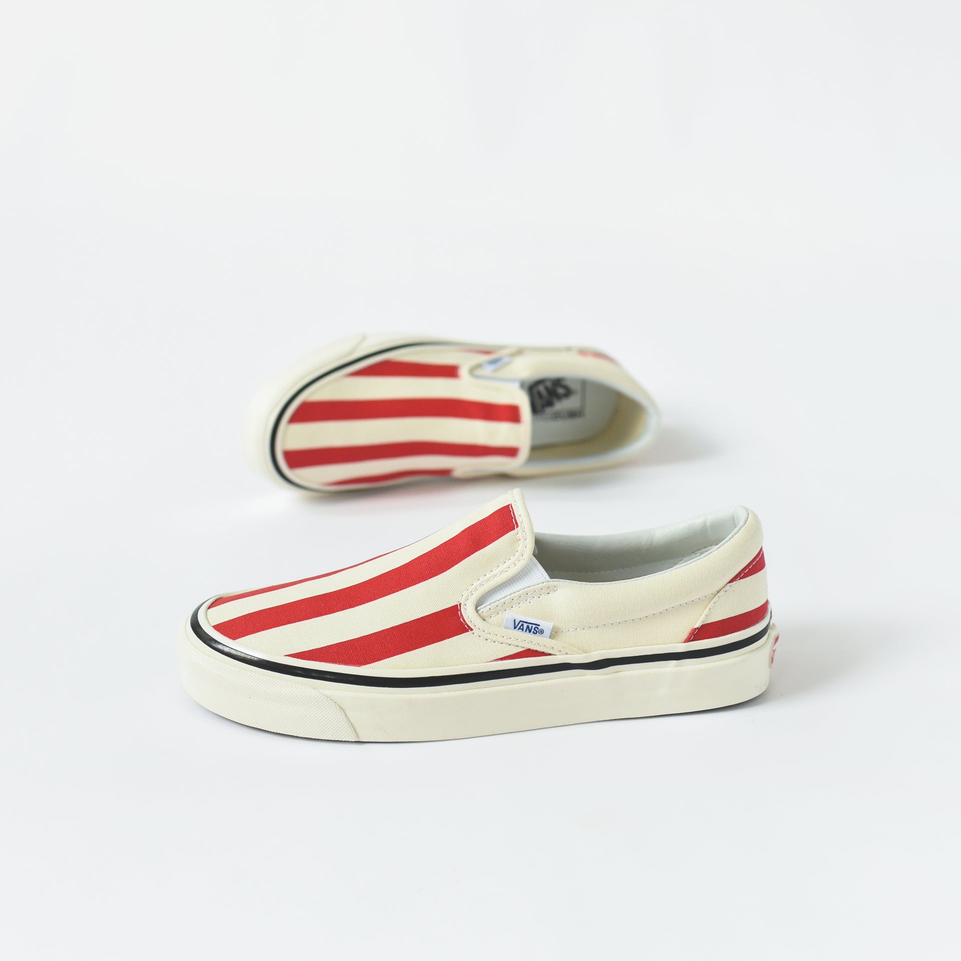 Vans Classic Slip-On 98 DX Anaheim Factory - OG White / Red 