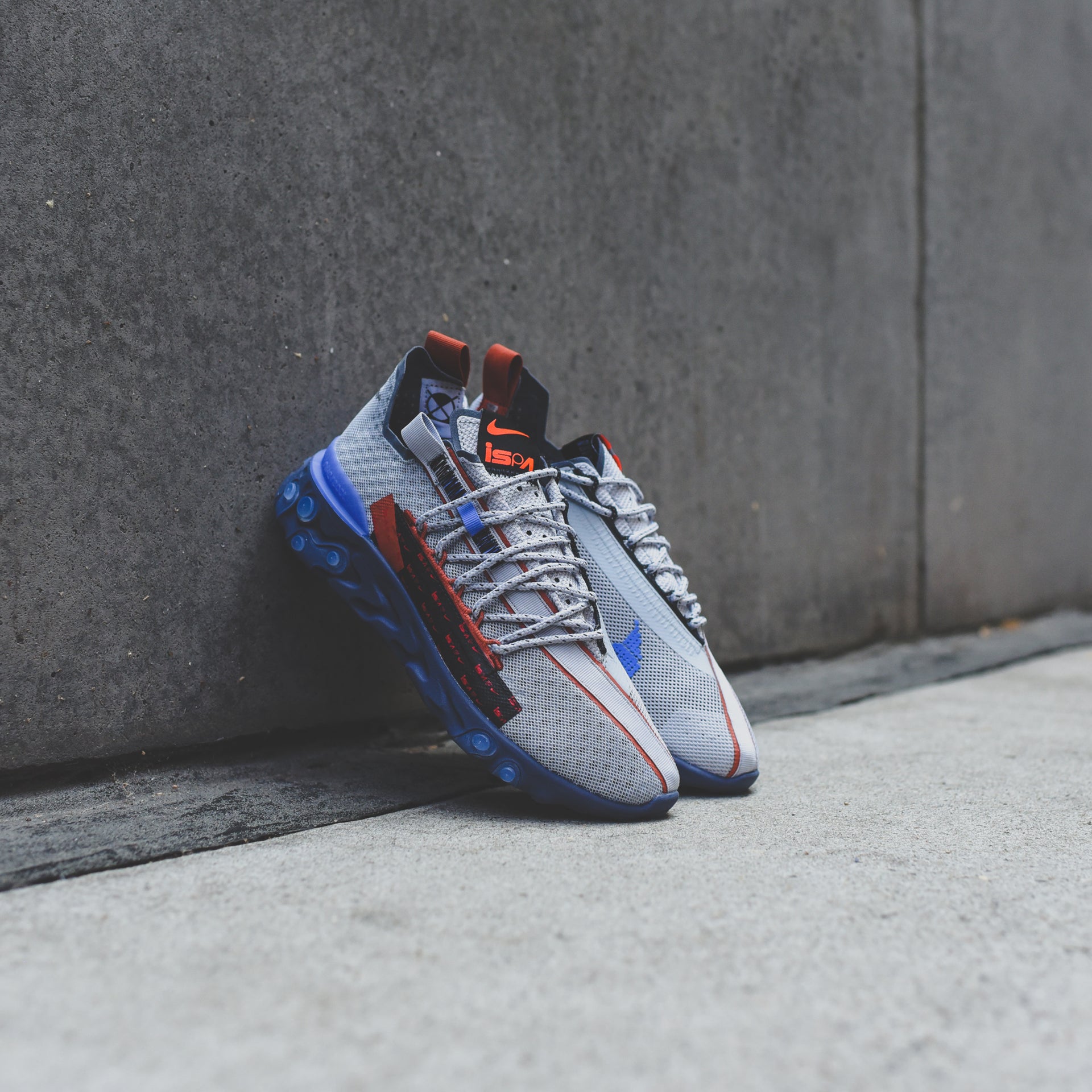 Nike React ISPA - Wolf Grey / Sapphire / Dusty Peach