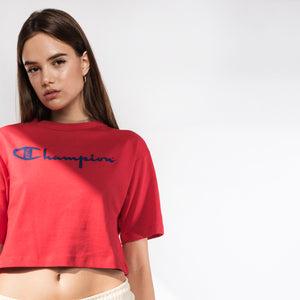 Kith x Champion Alexis Cropped Tee - Red