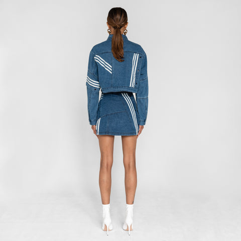 adidas by Daniëlle Cathari Denim Skirt - Washed Blue