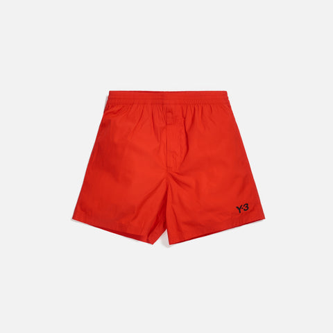Y3 Logo Swim Shorts - Red