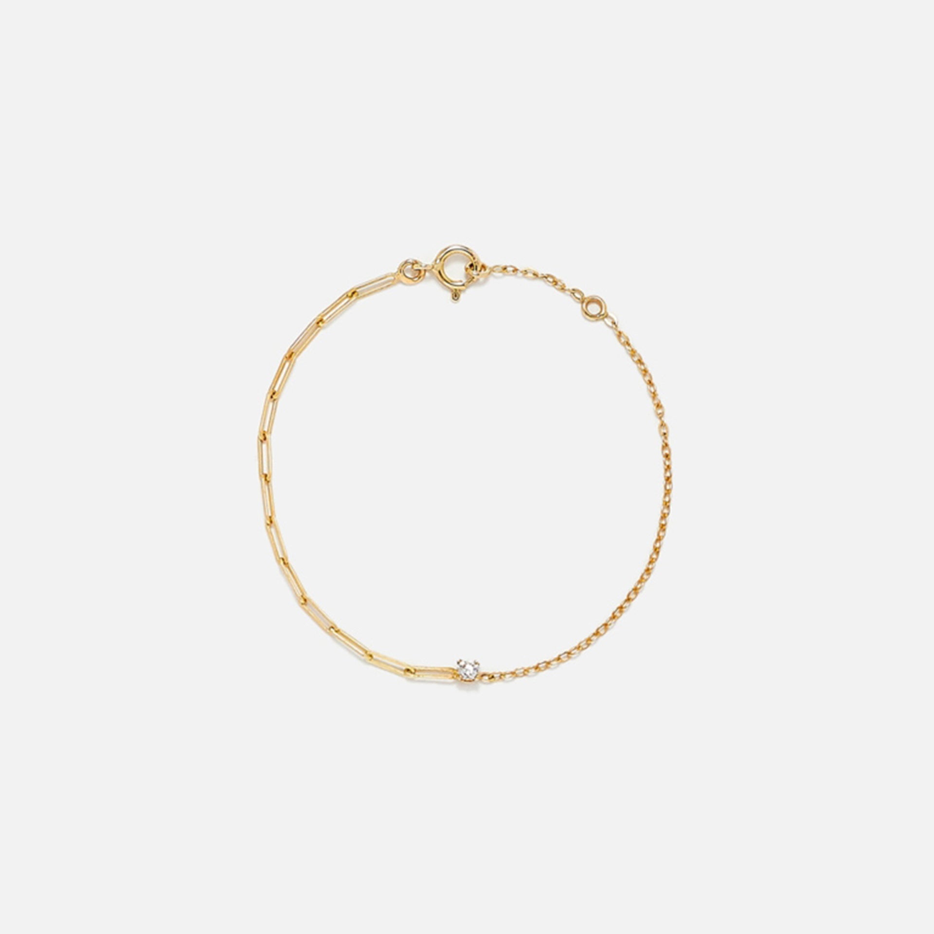Yvonne Leon Round Diamond Bracelet - Gold