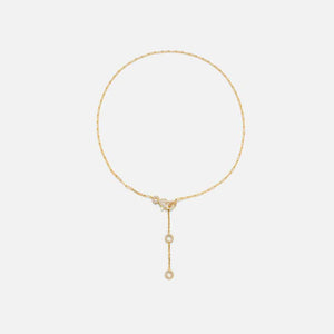 Yvonne Leon Solitaire Donut Necklace in 18K Yellow Gold -  Yellow Gold