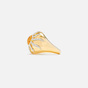 Yvonne Leon Les Soleils Sun Dome Ring in 18K Yellow Gold - Yellow Gold