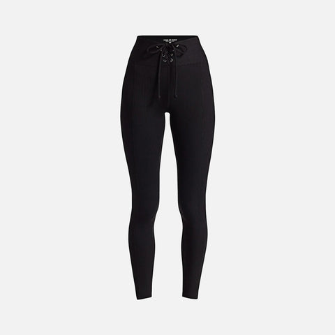 Year of Ours Ribbed Football Legging - Black