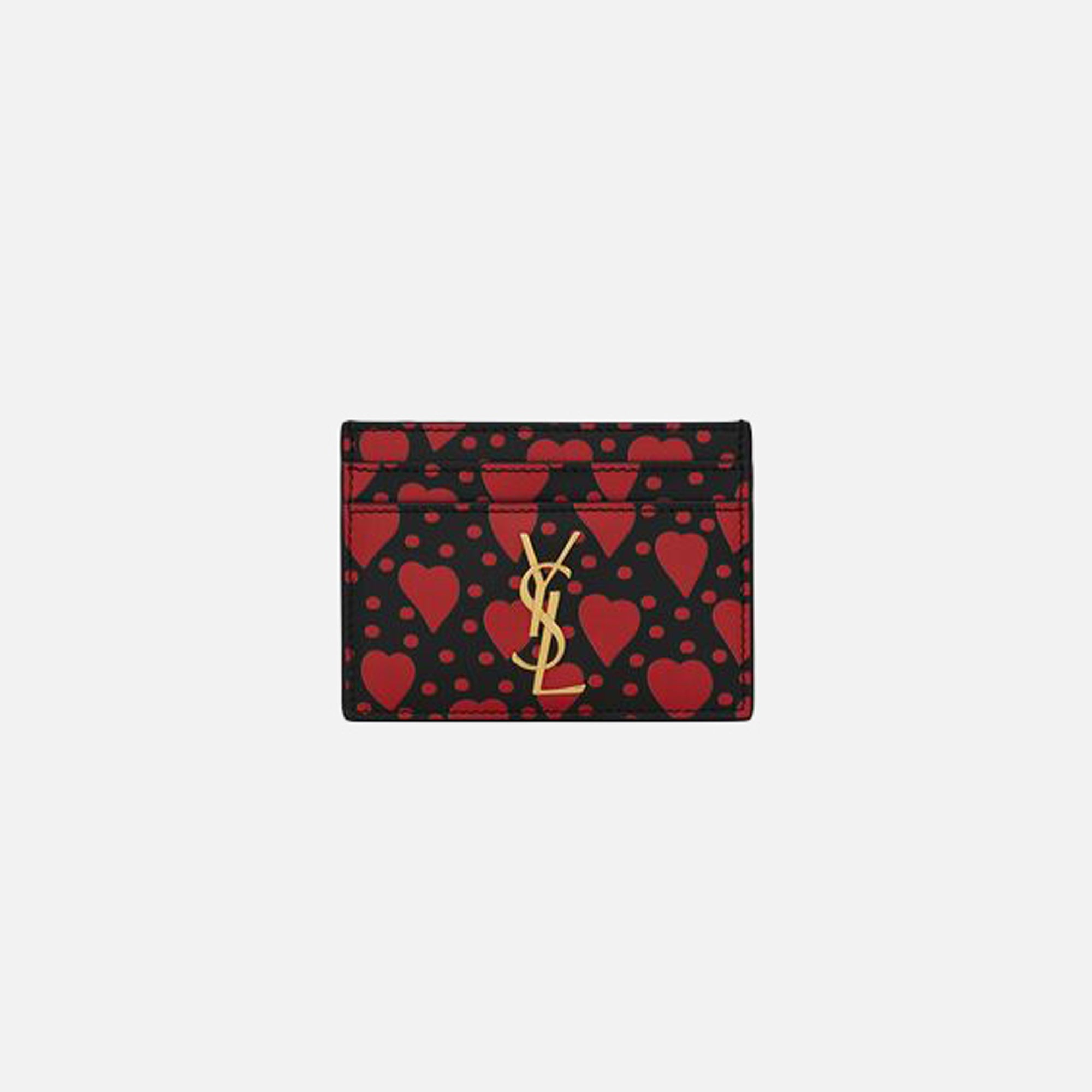 Ysl polka dot card outlet holder