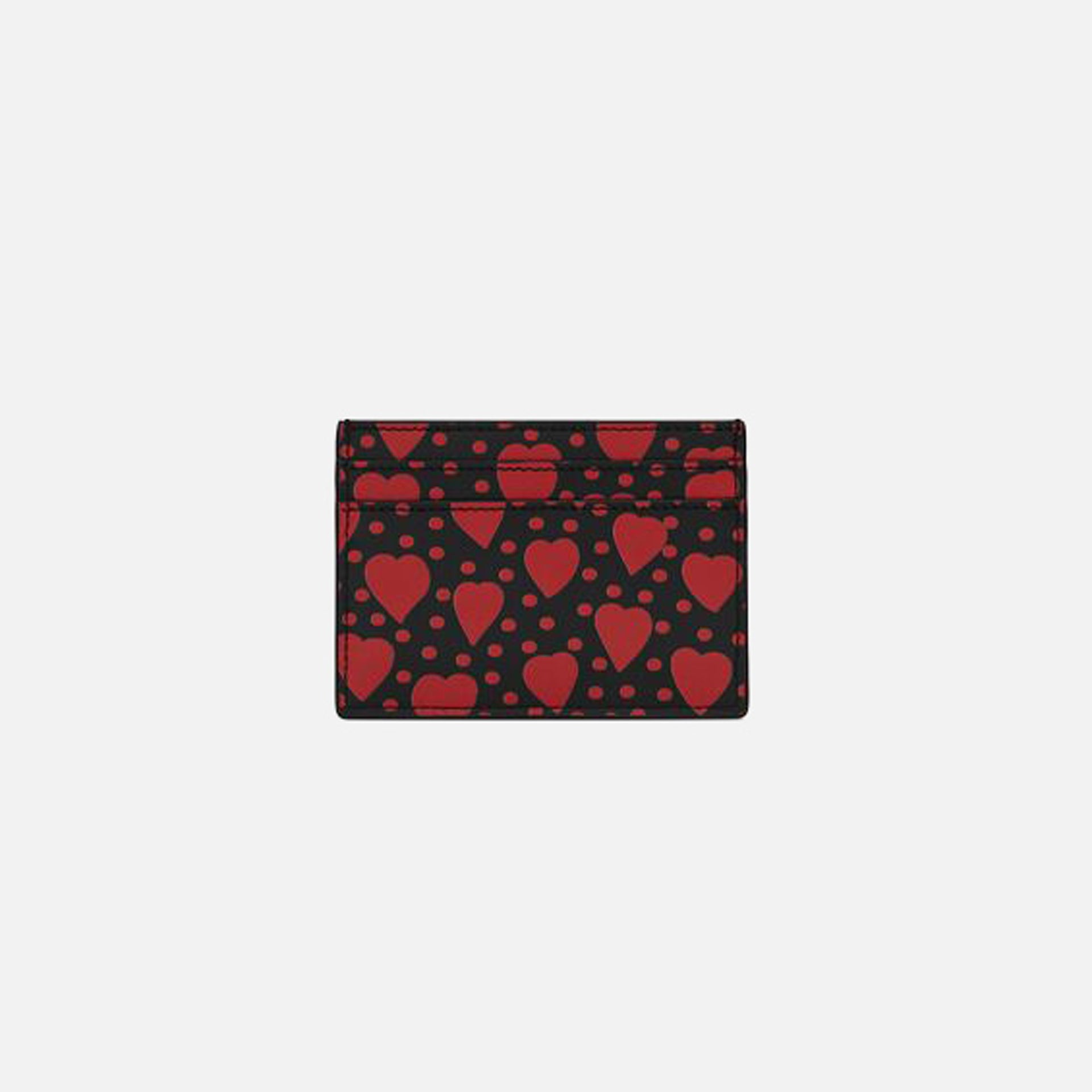 Saint Laurent YSL Card Holder - Hearts and Polka Dots