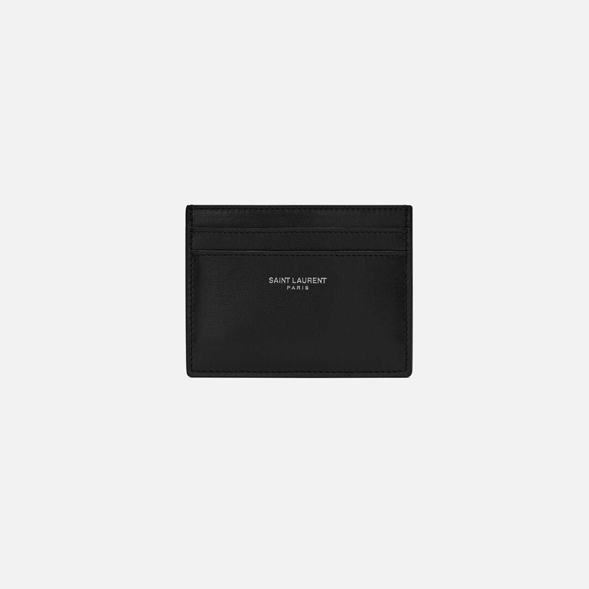 Saint Laurent YSL Credit Card Case - Black