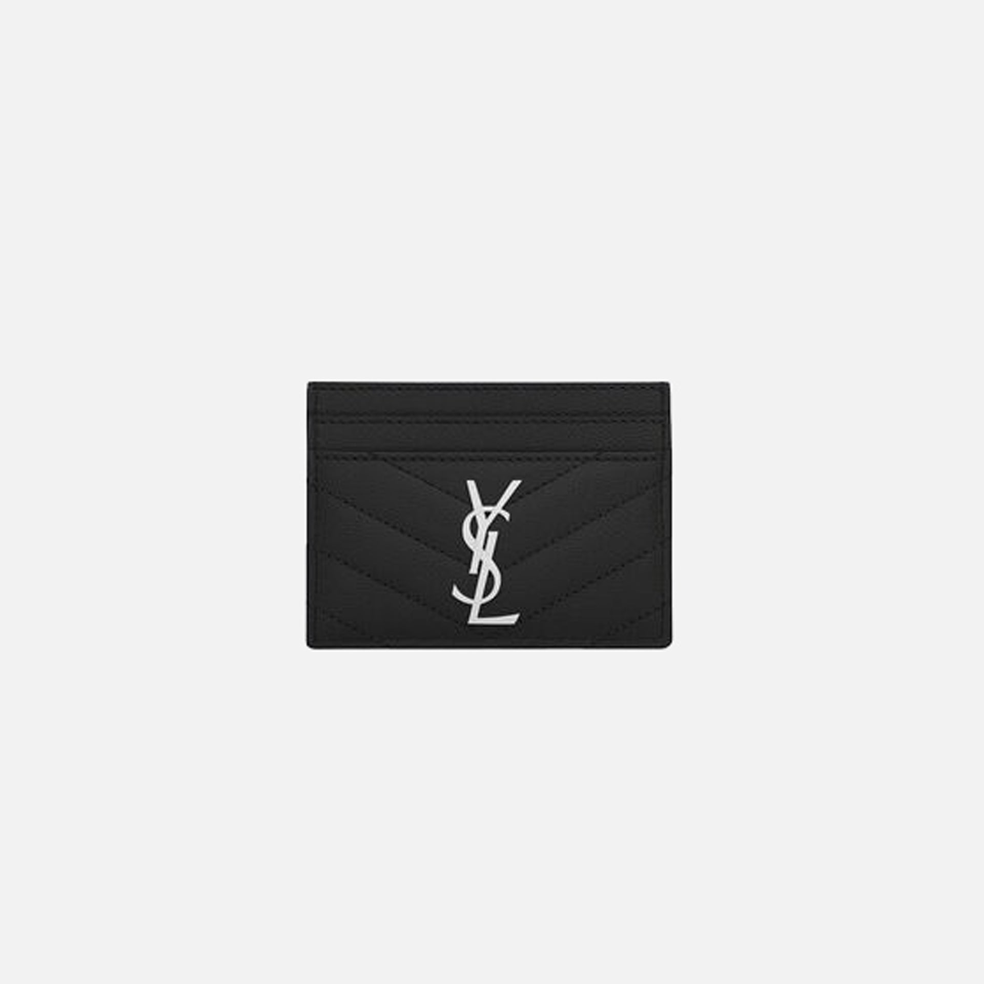 Saint Laurent YSL Credit Card Holder - Black