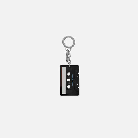 Saint Laurent YSL Key Chain Cassette Tape - Black – Kith