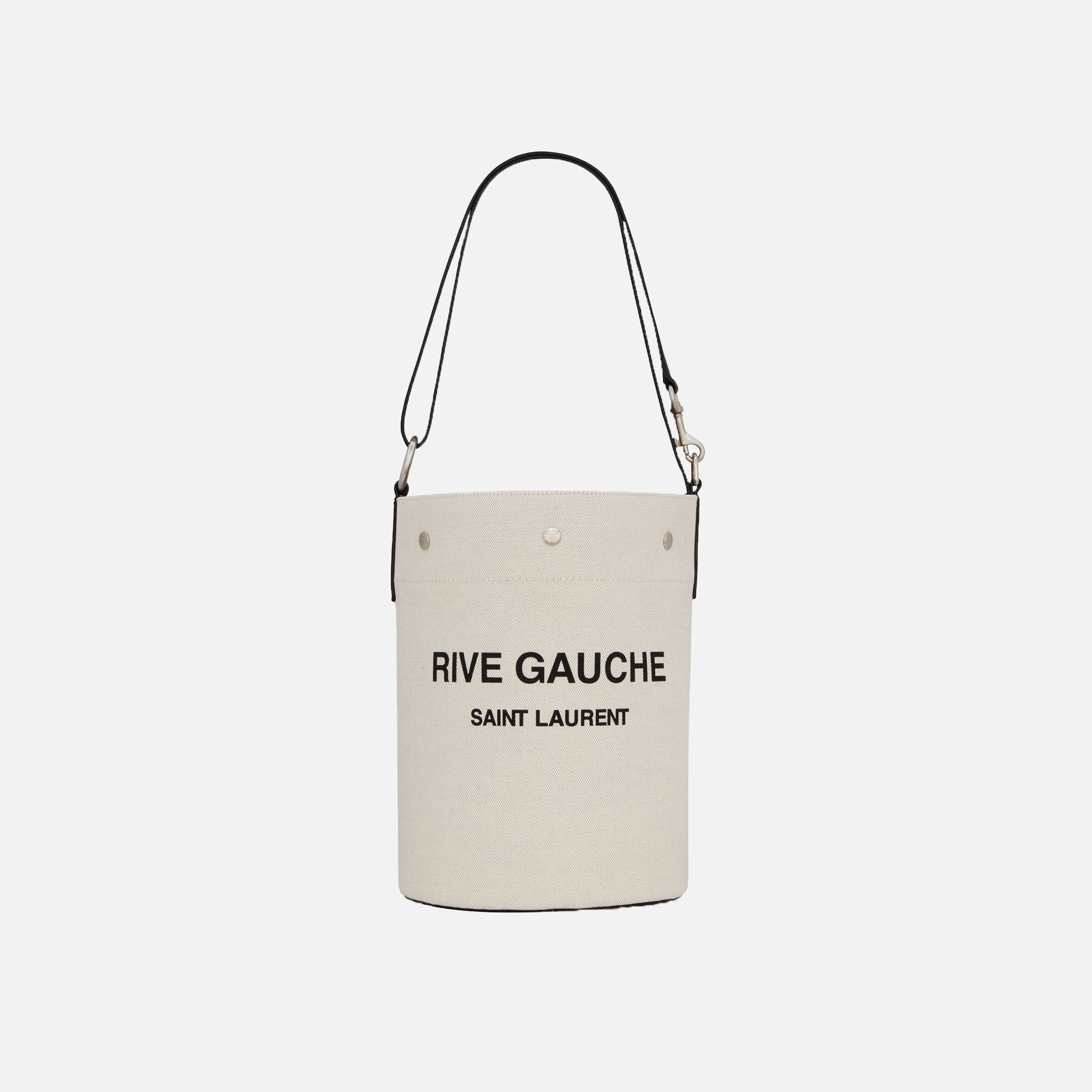 Saint Laurent YSL Rive Gauche Bucket Bag - White – Kith