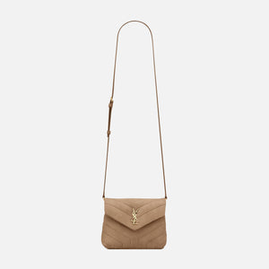 Saint Laurent YSL Minibag Mono With Suede - Taupe – Kith