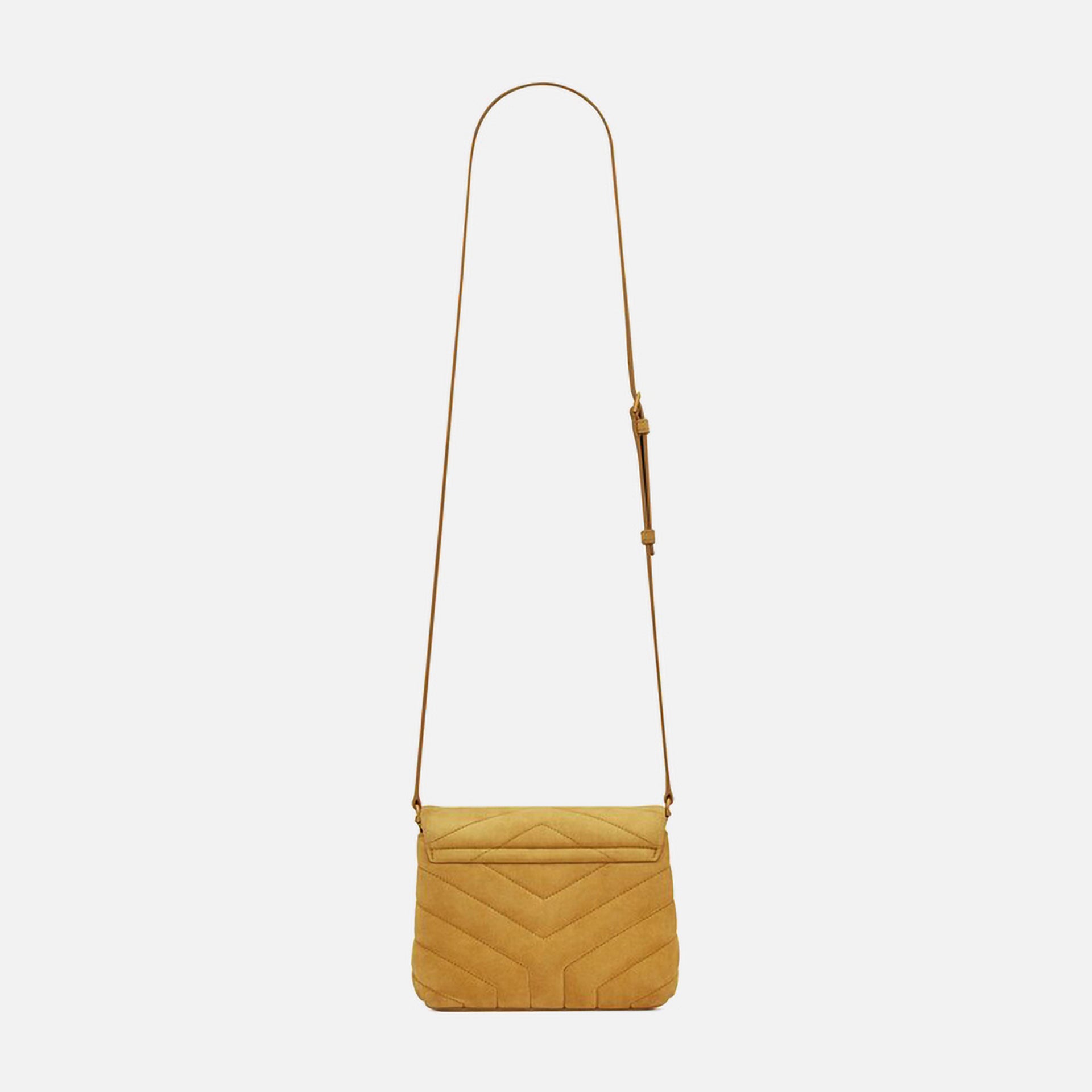 Saint Laurent YSL Loulou Toy Strap Mini Bag - Chartreuse Yellow