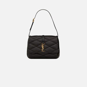 Saint Laurent YSL Matelasse Shoulder Bag - Black
