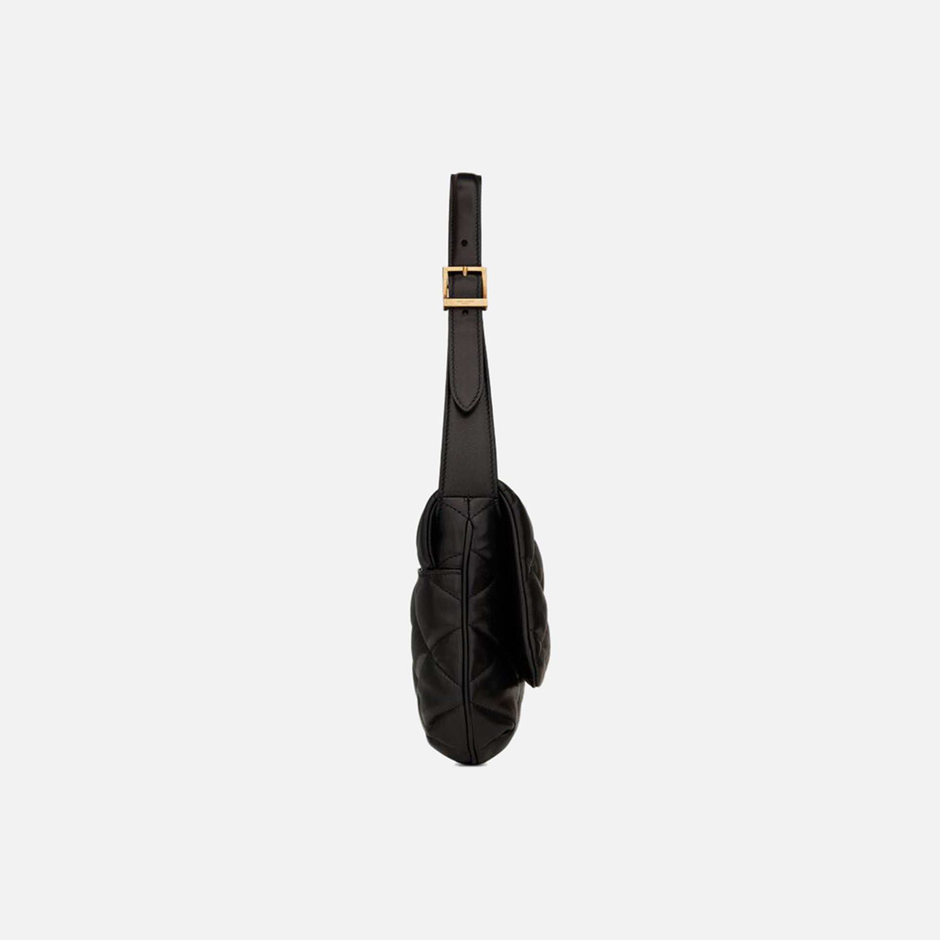Saint Laurent YSL Matelasse Shoulder Bag - Black