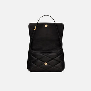 Saint Laurent YSL Matelasse Shoulder Bag - Black
