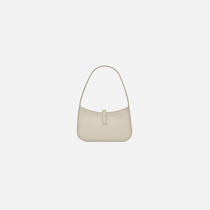Saint Laurent 5A7 Crema Mini Hobo Bag - Soft White