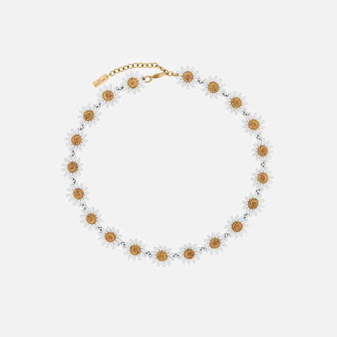 Saint Laurent Daisy Necklace - Gold