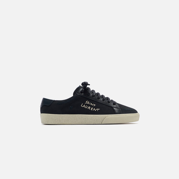【Saint Laurent】SL/06 SIGNATURE SN S L/M PL◆610649AABEE SAINT LAURENT: SL/06 sneakers in leather with embroidered