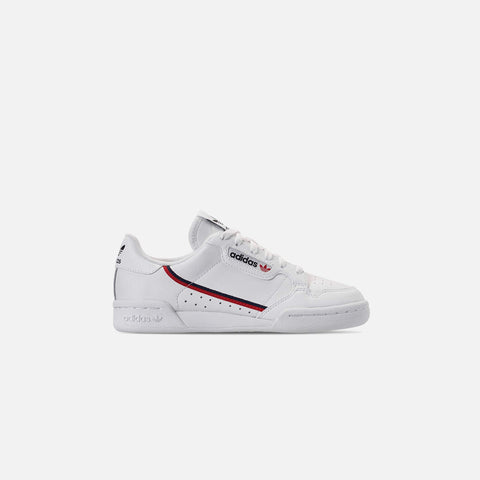 Adidas Continental 80 C Footwear - White / Scarlet / Collegiate Navy