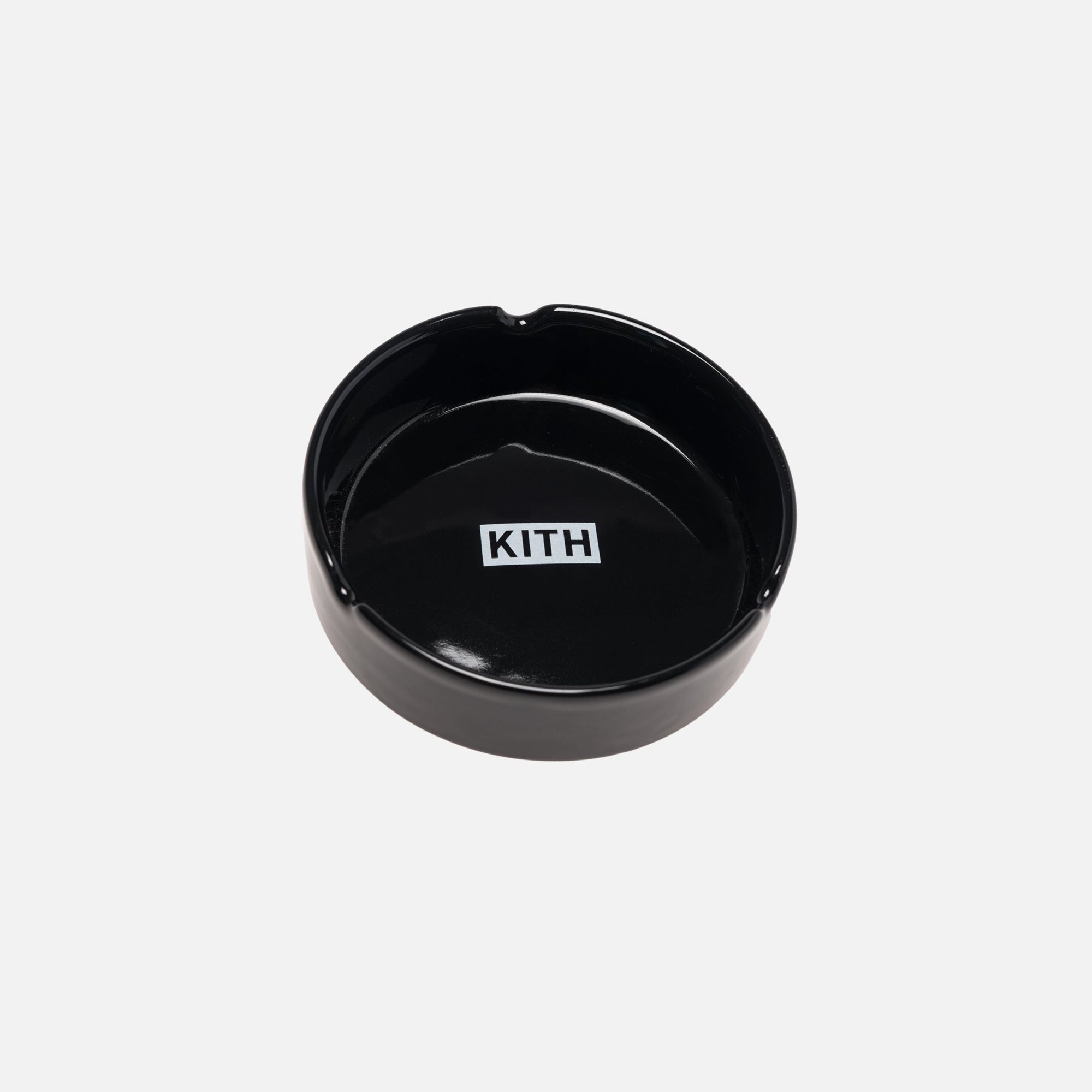 Kith Classic Logo Ashtray - Black / White