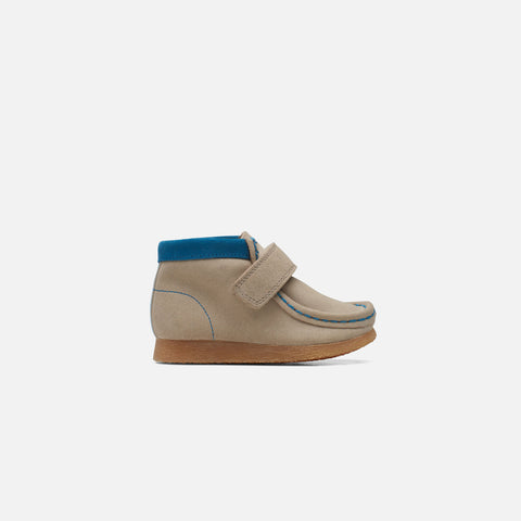 Clarks Toddler Wallabee Boot - Sand Combi
