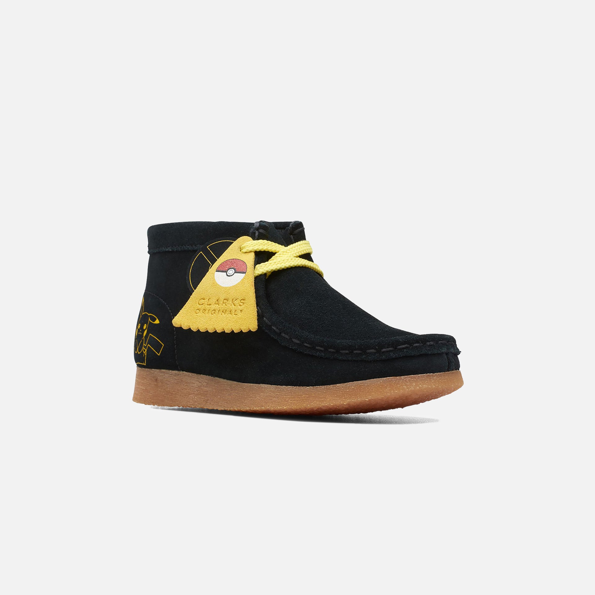 Clarks Pre-School Wallabee - Mist Black Print