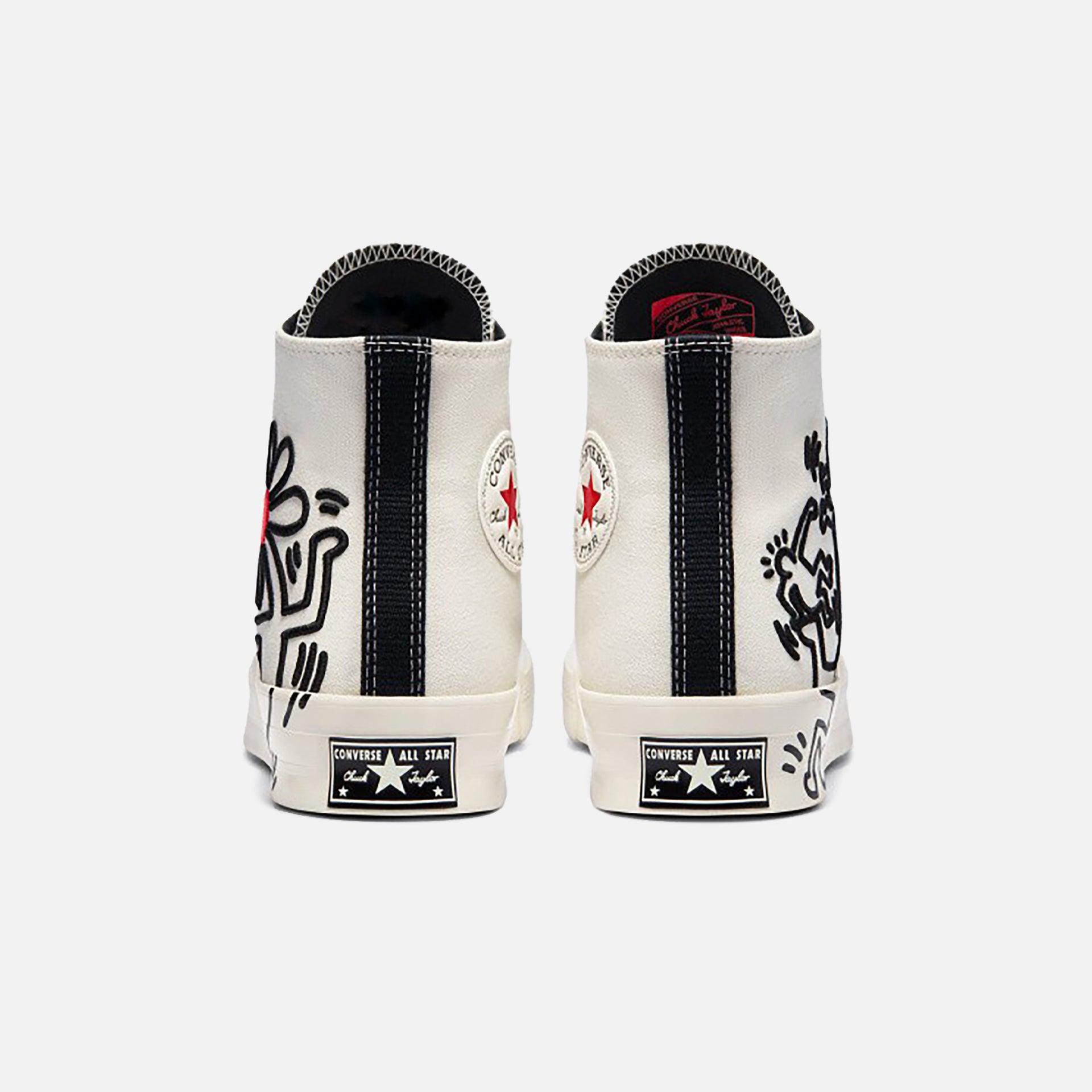 Converse x Keith Haring Chuck 70 High - Egret / Black / Red