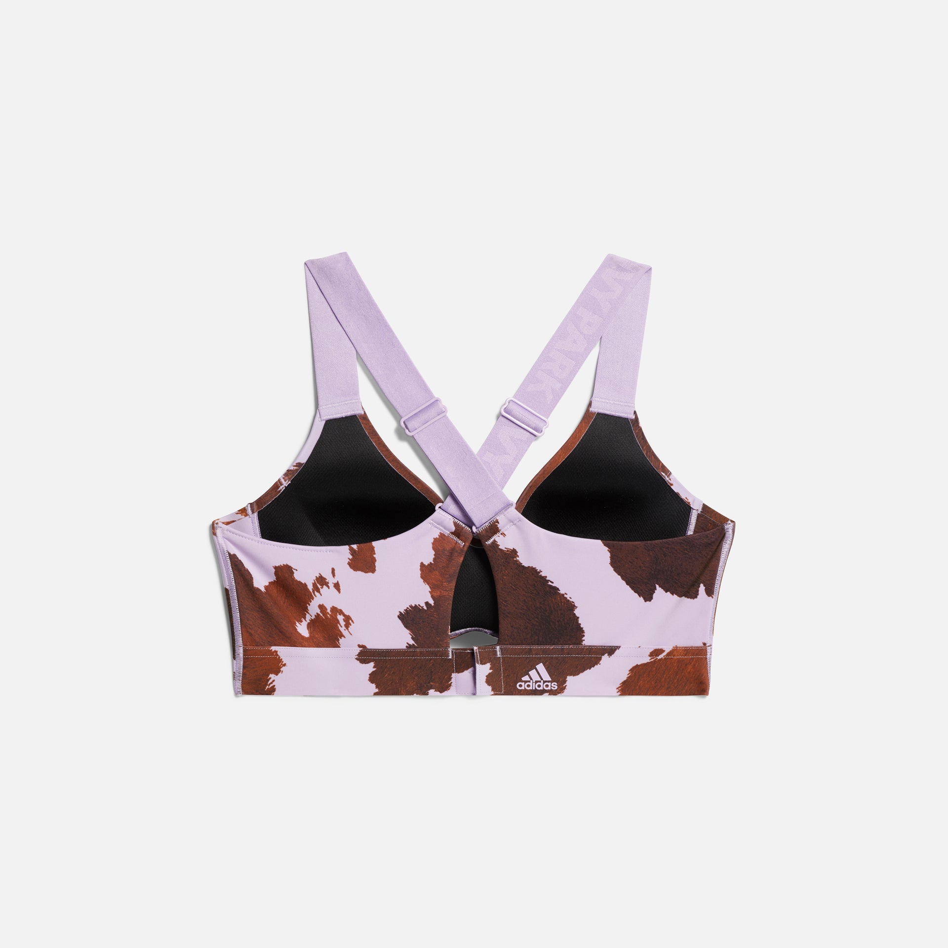 adidas x Ivy Park Cut Out Bra - Cow Hide / Purple Glow