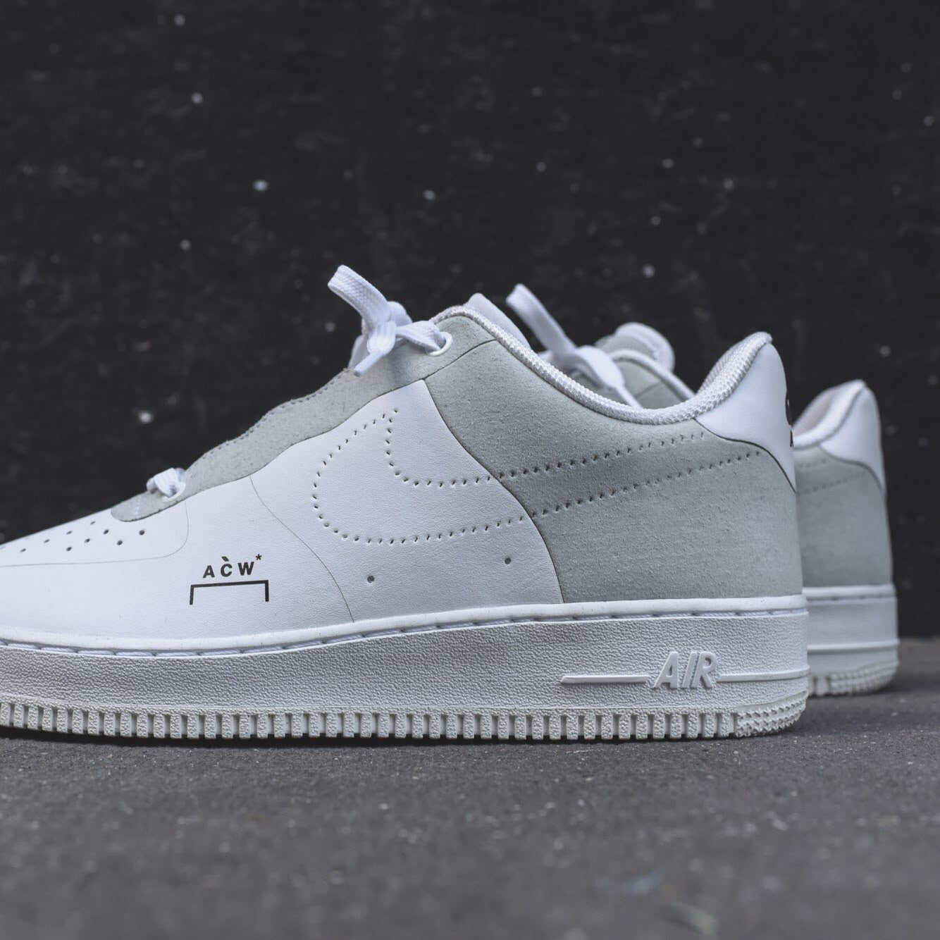 Nike x ACW Air Force 1 '07 - White / Black / Light Grey