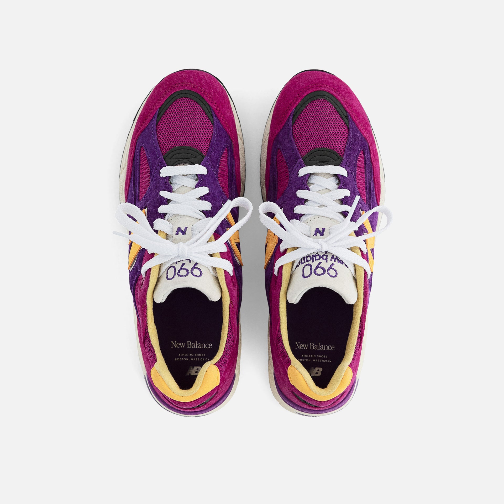 New Balance 990 v2 - Pink / Purple / Yellow