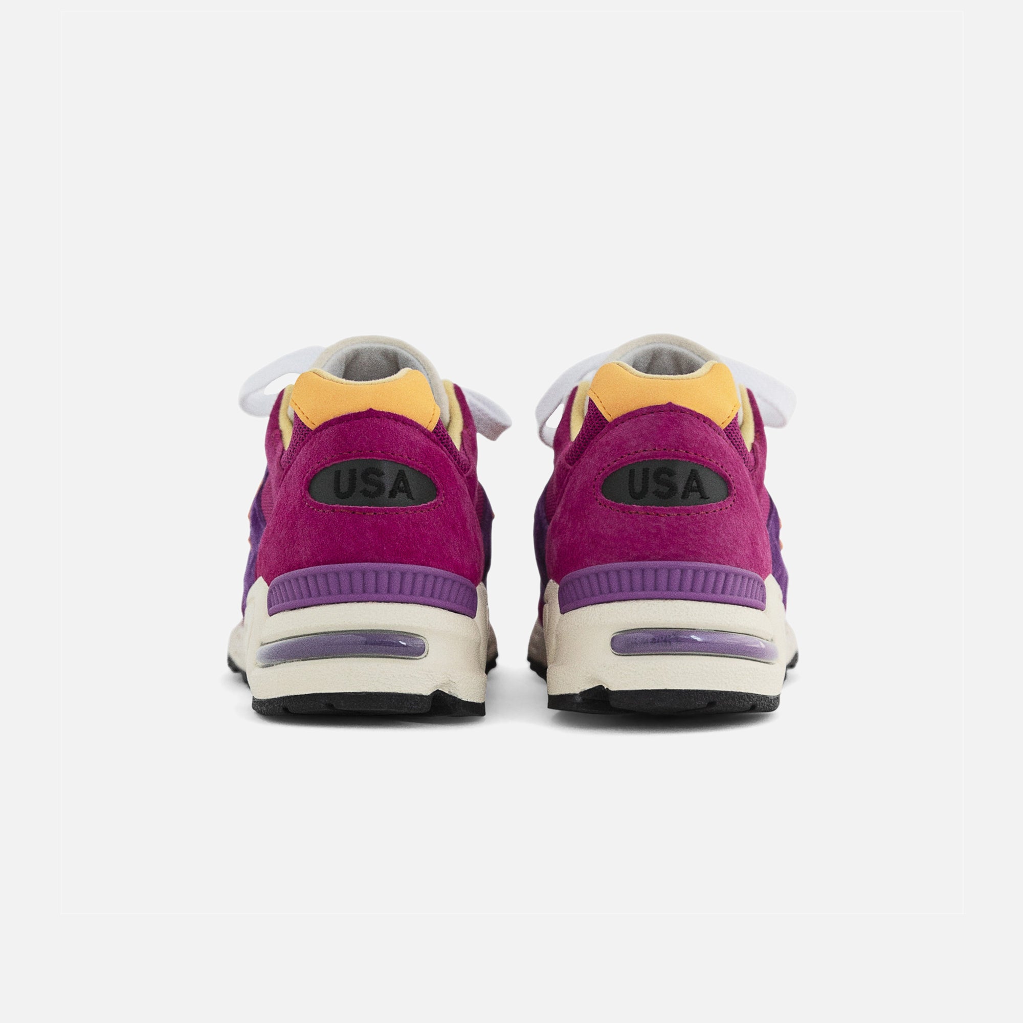 New Balance 990 v2 - Pink / Purple / Yellow – Kith