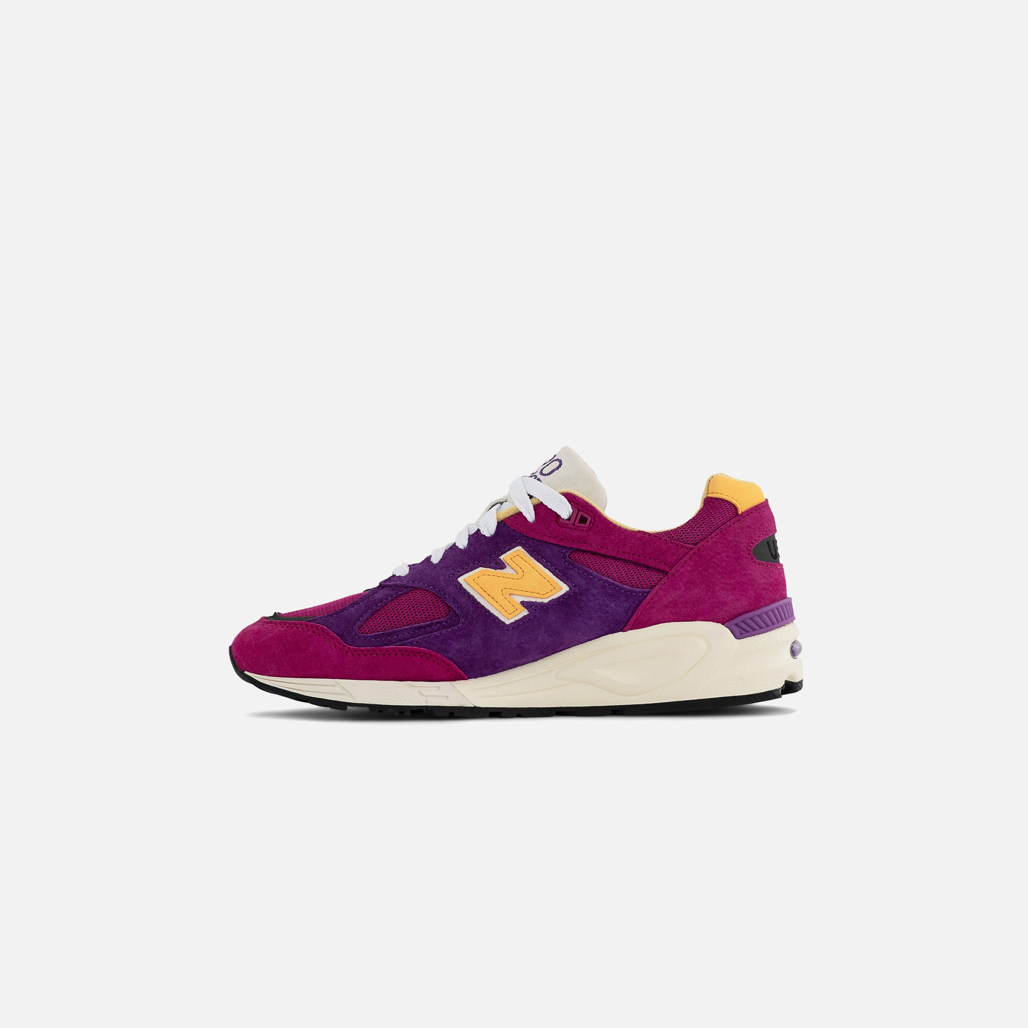 New Balance 990 v2 - Pink / Purple / Yellow – Kith