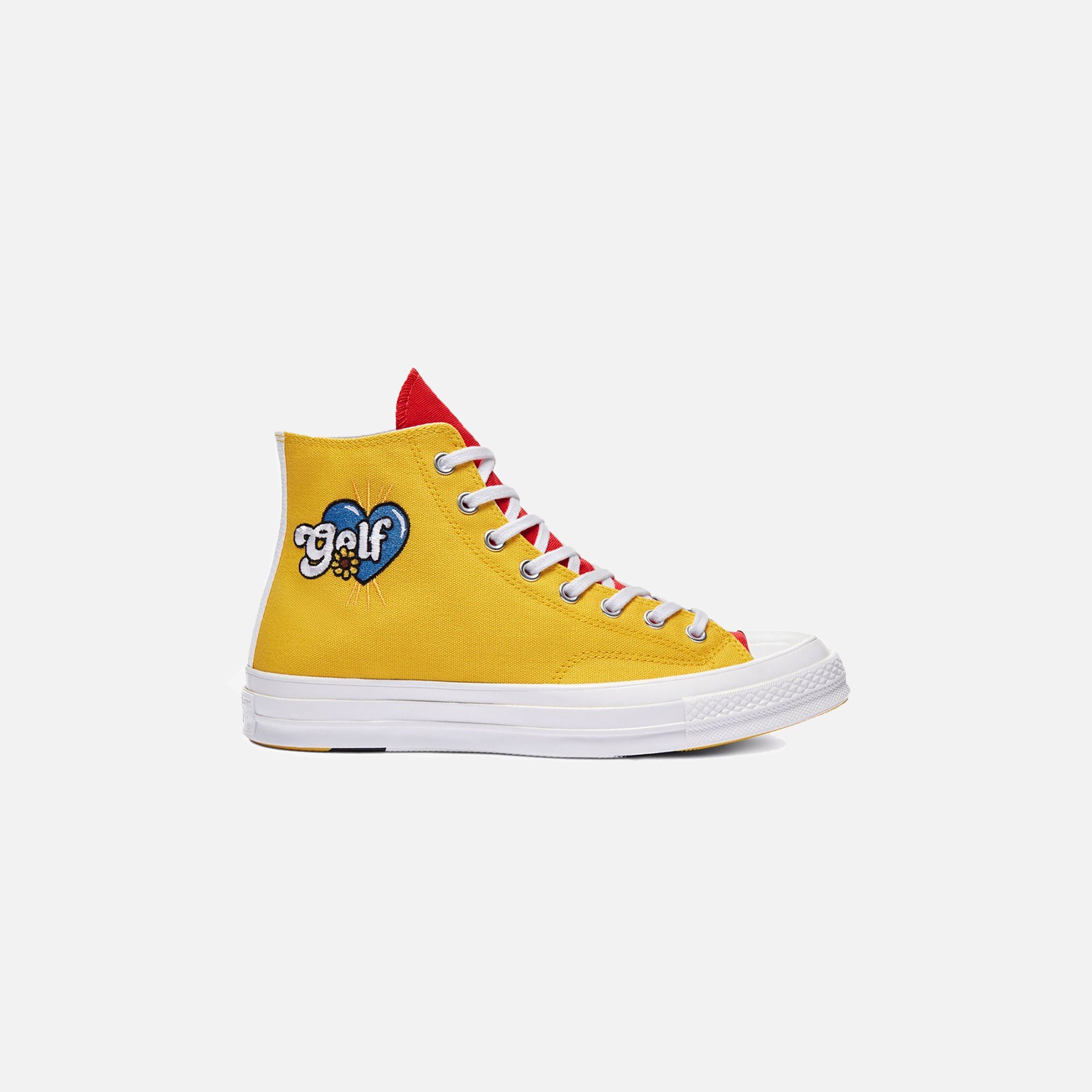 Converse x Golf Wang Tri Panel Chuck 70 High Blue Yellow Red
