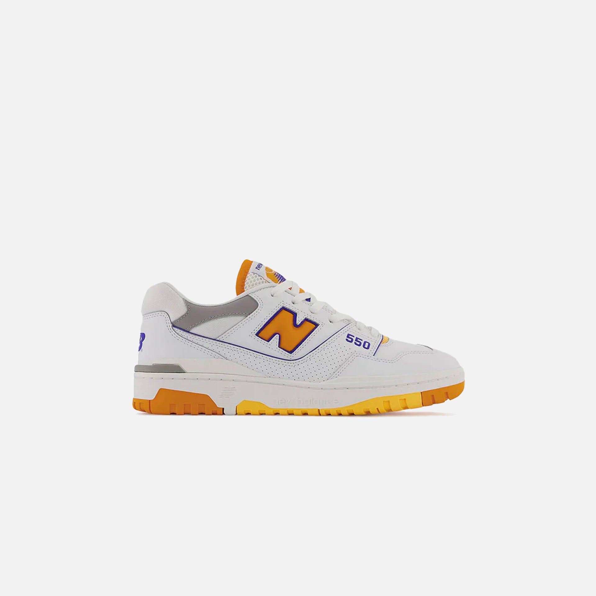 New Balance 550 - White / Vibrant Orange