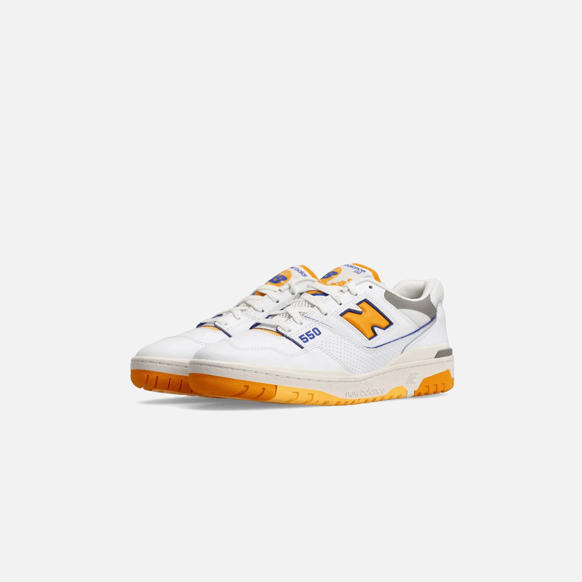 New Balance 550 - White / Vibrant Orange