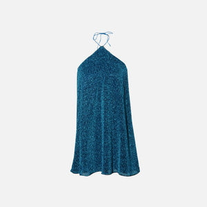 Oseree Lumiere Necklace Dress - Ocean Blue